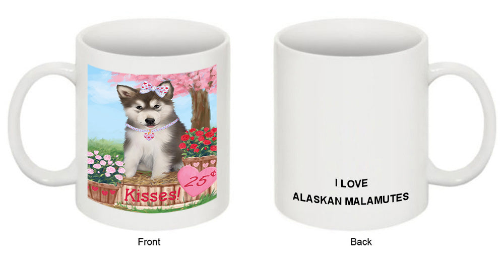 Rosie 25 Cent Kisses Alaskan Malamute Dog Coffee Mug MUG51810
