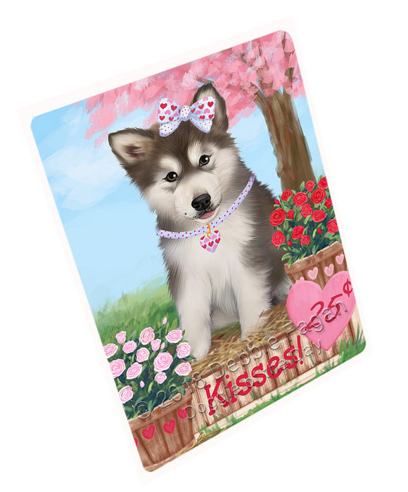 Rosie 25 Cent Kisses Alaskan Malamute Dog Magnet MAG74375 (Small 5.5" x 4.25")