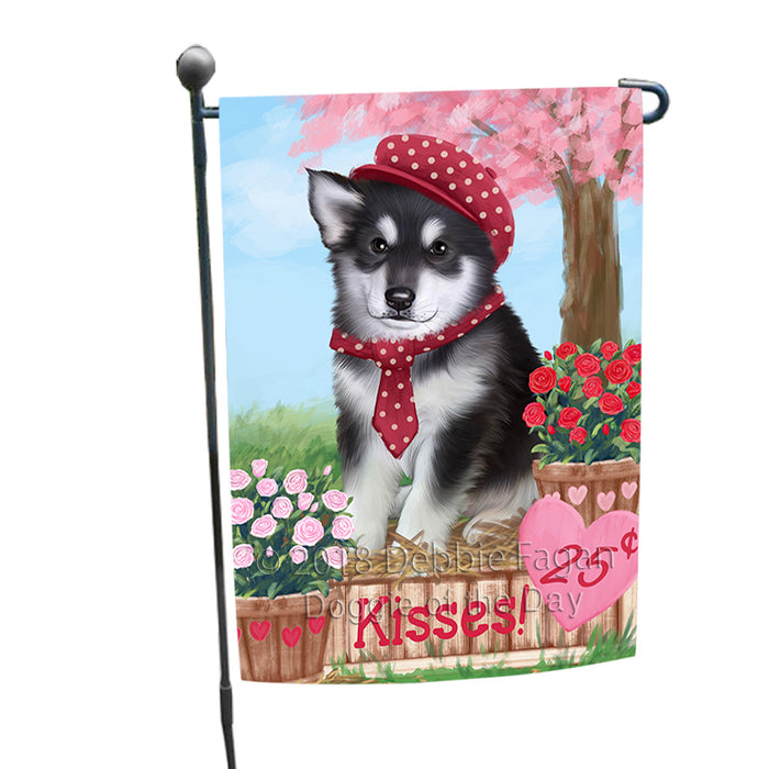 Rosie 25 Cent Kisses Alaskan Malamute Dog Garden Flag GFLG56961