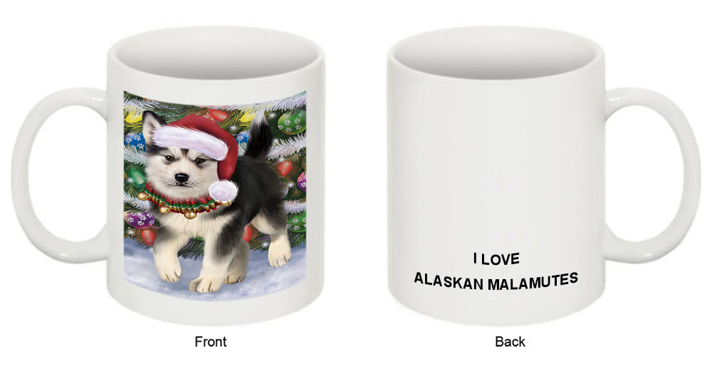 Trotting in the Snow Alaskan Malamute Dog Coffee Mug MUG50803
