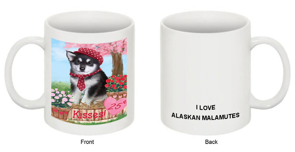 Rosie 25 Cent Kisses Alaskan Malamute Dog Coffee Mug MUG51811