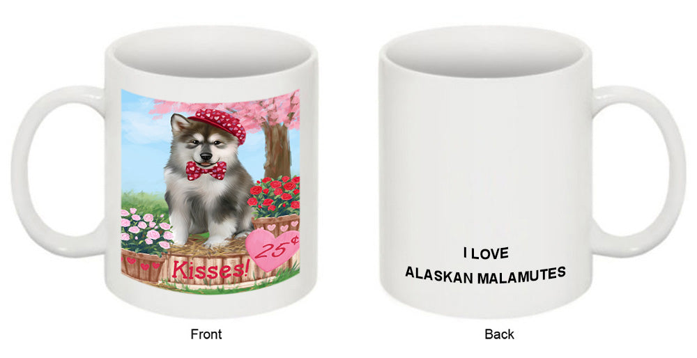 Rosie 25 Cent Kisses Alaskan Malamute Dog Coffee Mug MUG51812