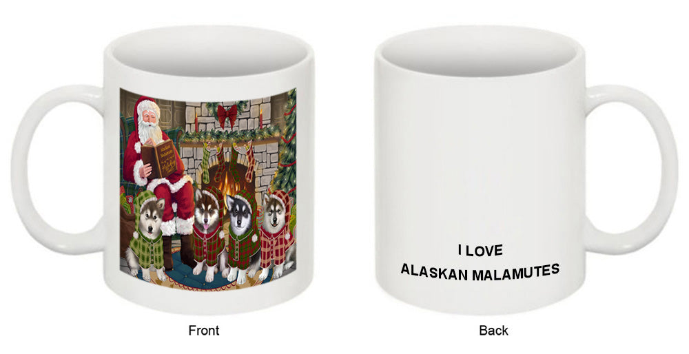 Christmas Cozy Holiday Tails Alaskan Malamutes Dog Coffee Mug MUG50485