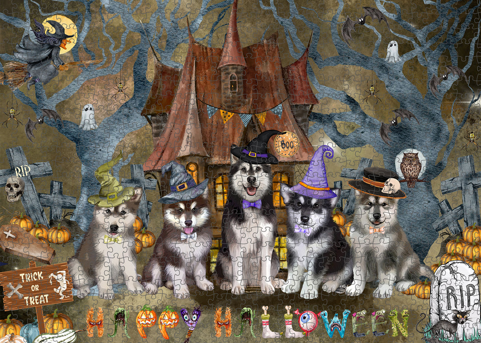 Alaskan Malamute Jigsaw Puzzle: Interlocking Puzzles Games for Adult, Explore a Variety of Custom Designs, Personalized, Pet and Dog Lovers Gift