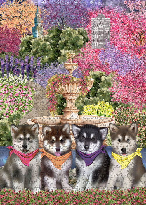 Alaskan Malamute Jigsaw Puzzle for Adult, Explore a Variety of Designs, Interlocking Puzzles Games, Custom and Personalized, Gift for Dog and Pet Lovers