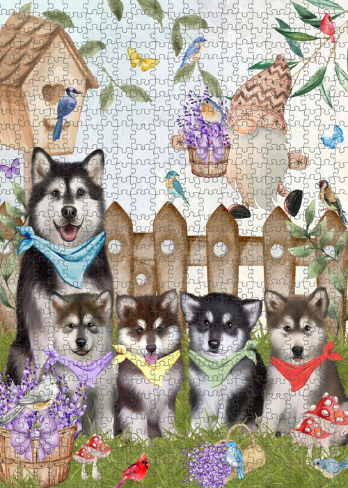 Alaskan Malamute Jigsaw Puzzle, Interlocking Puzzles Games for Adult, Explore a Variety of Designs, Personalized, Custom,  Gift for Pet and Dog Lovers