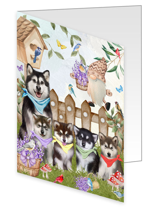 Alaskan Malamute Greeting Cards & Note Cards, Explore a Variety of Personalized Designs, Custom, Invitation Card with Envelopes, Dog and Pet Lovers Gift