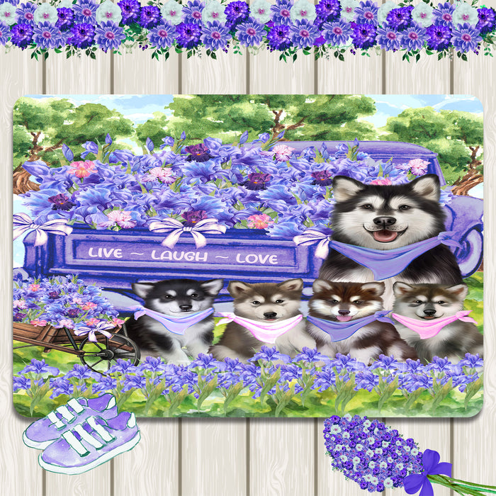 Alaskan Malamute Area Rug and Runner: Explore a Variety of Designs, Personalized, Custom, Halloween Indoor Floor Carpet Rugs for Home and Living Room, Pet Gift for Dog Lovers