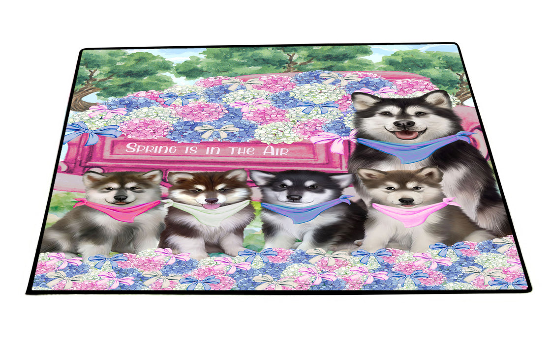 Alaskan Malamute Floor Mats: Explore a Variety of Designs, Personalized, Custom, Halloween Anti-Slip Doormat for Indoor and Outdoor, Dog Gift for Pet Lovers