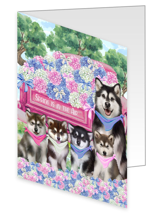 Alaskan Malamute Greeting Cards & Note Cards with Envelopes: Explore a Variety of Designs, Custom, Invitation Card Multi Pack, Personalized, Gift for Pet and Dog Lovers