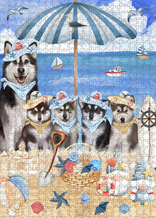 Alaskan Malamute Jigsaw Puzzle: Interlocking Puzzles Games for Adult, Explore a Variety of Custom Designs, Personalized, Pet and Dog Lovers Gift
