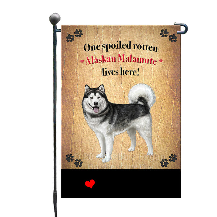 Personalized Spoiled Rotten Alaskan Malamute Dog GFLG-DOTD-A63066