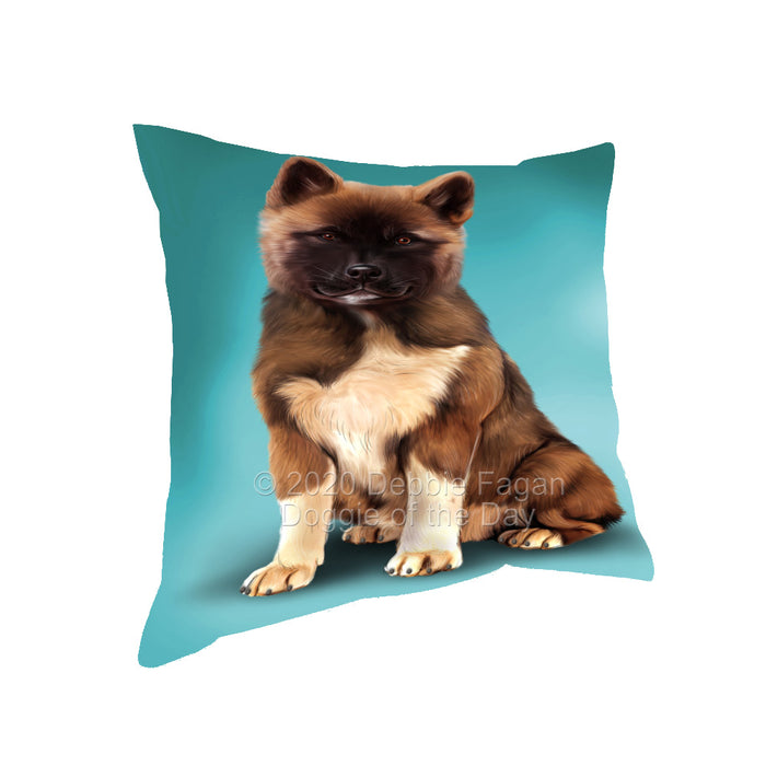 American Akita Dog Pillow with Top Quality High-Resolution Images - Ultra Soft Pet Pillows for Sleeping - Reversible & Comfort - Ideal Gift for Dog Lover - Cushion for Sofa Couch Bed - 100% Polyester