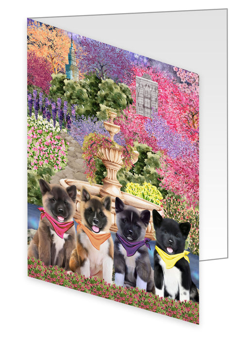 American Akita Greeting Cards & Note Cards with Envelopes, Explore a Variety of Designs, Custom, Personalized, Multi Pack Pet Gift for Dog Lovers