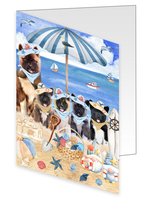 American Akita Greeting Cards & Note Cards: Explore a Variety of Designs, Custom, Personalized, Halloween Invitation Card with Envelopes, Gifts for Dog Lovers