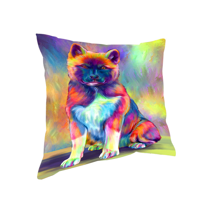 Paradise Wave American Akita Dog Pillow with Top Quality High-Resolution Images - Ultra Soft Pet Pillows for Sleeping - Reversible & Comfort - Ideal Gift for Dog Lover - Cushion for Sofa Couch Bed - 100% Polyester
