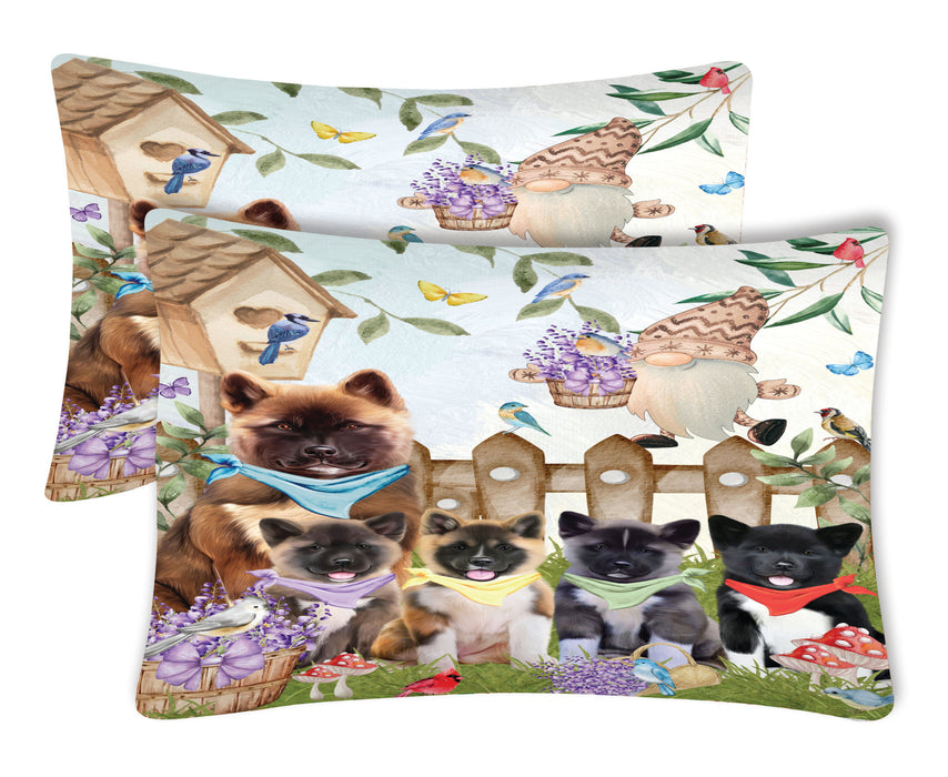 American Akita Pillow Case: Explore a Variety of Custom Designs, Personalized, Soft and Cozy Pillowcases Set of 2, Gift for Pet and Dog Lovers