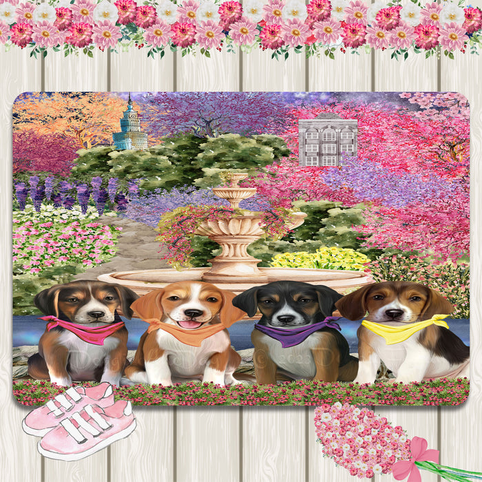 American English Foxhound Area Rug and Runner: Explore a Variety of Designs, Custom, Personalized, Indoor Floor Carpet Rugs for Home and Living Room, Gift for Dog and Pet Lovers