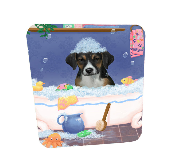 Rub a Dub Dogs in a Tub American English Foxhound Dog Coasters Set of 4 CSTA58292