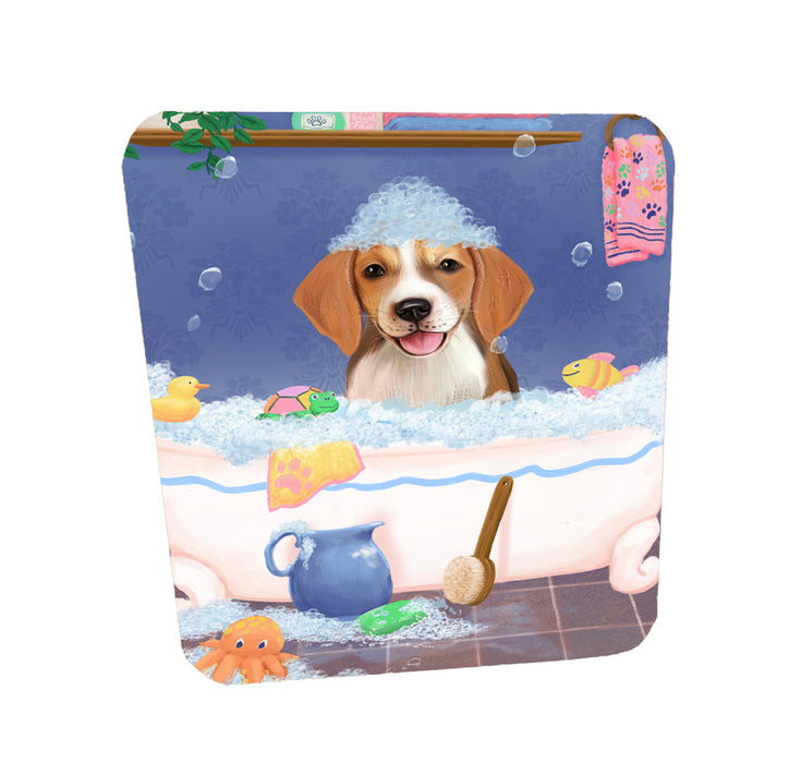 Rub a Dub Dogs in a Tub American English Foxhound Dog Coasters Set of 4 CSTA58293