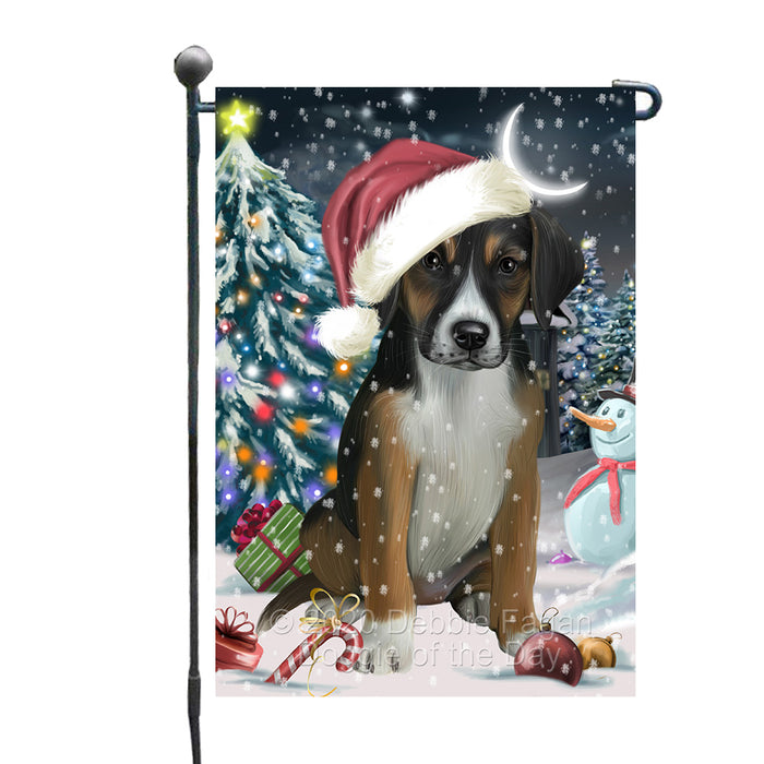 Christmas Holly Jolly American English Foxhound Dog Garden Flags Outdoor Decor for Homes and Gardens Double Sided Garden Yard Spring Decorative Vertical Home Flags Garden Porch Lawn Flag for Decorations GFLG68179