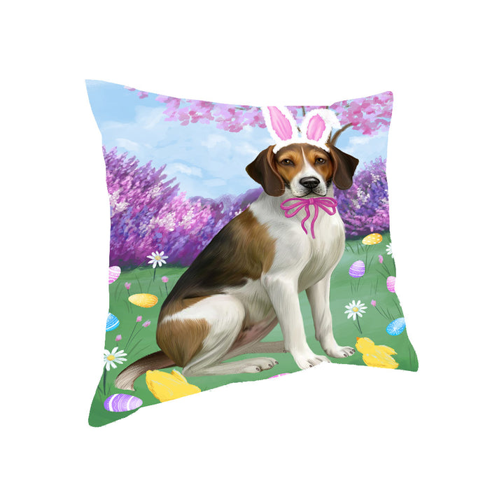 Easter holiday American English Foxhound Dog Pillow with Top Quality High-Resolution Images - Ultra Soft Pet Pillows for Sleeping - Reversible & Comfort - Ideal Gift for Dog Lover - Cushion for Sofa Couch Bed - 100% Polyester, PILA93319