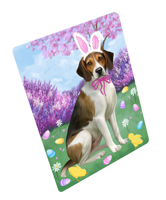 Easter holiday American English Foxhound Dog Cutting Board - For Kitchen - Scratch & Stain Resistant - Designed To Stay In Place - Easy To Clean By Hand - Perfect for Chopping Meats, Vegetables, CA83616