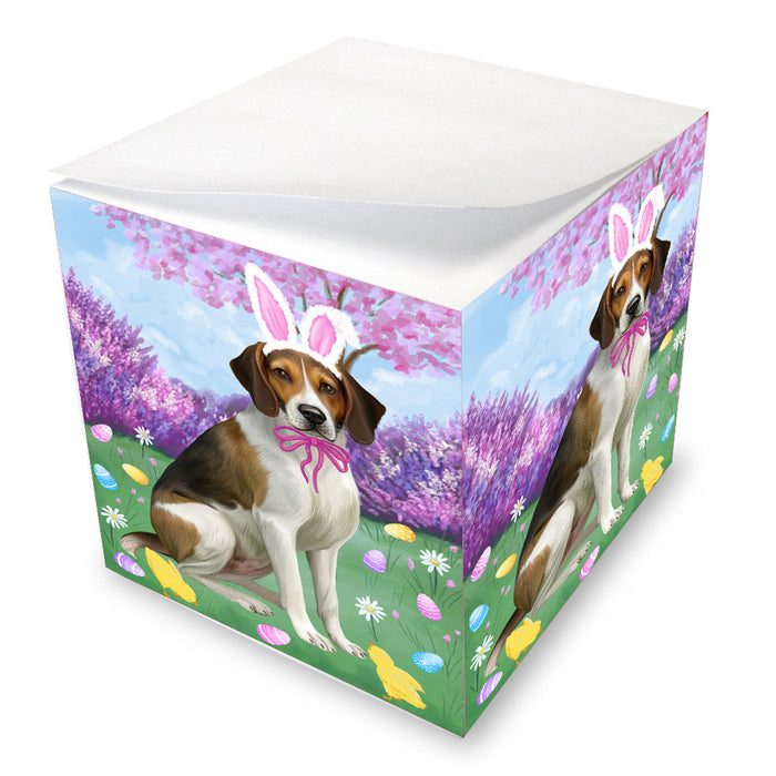 Easter holiday American English Foxhound Dog Note Cube NOC-DOTD-A57612