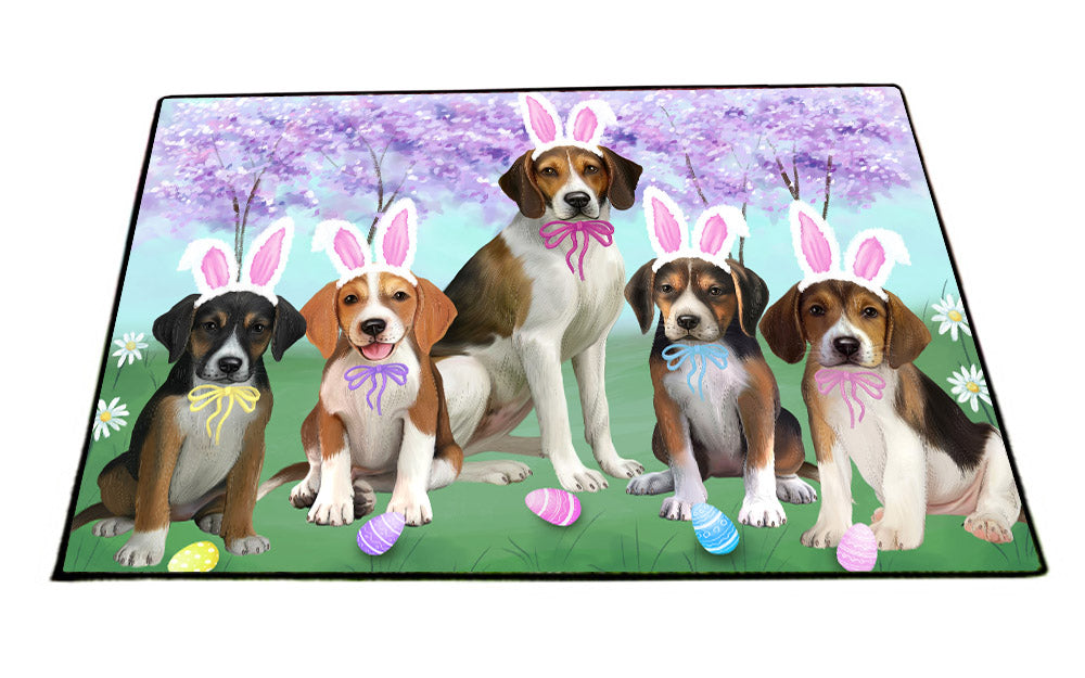 Easter Holiday American English Foxhound Dogs Floormat FLMS55999