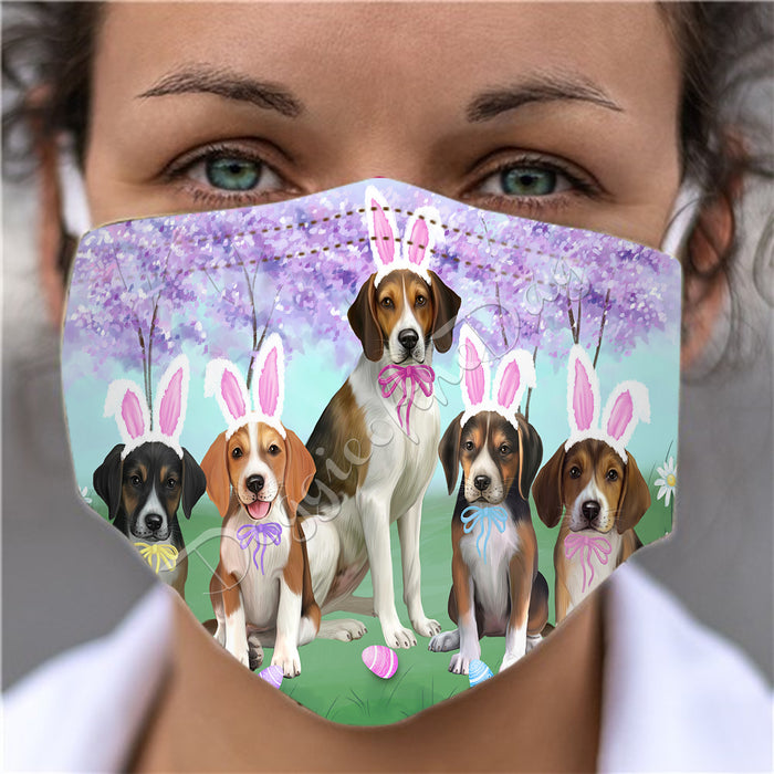 Easter Holiday American English Foxhound Dogs Face Mask FM49565