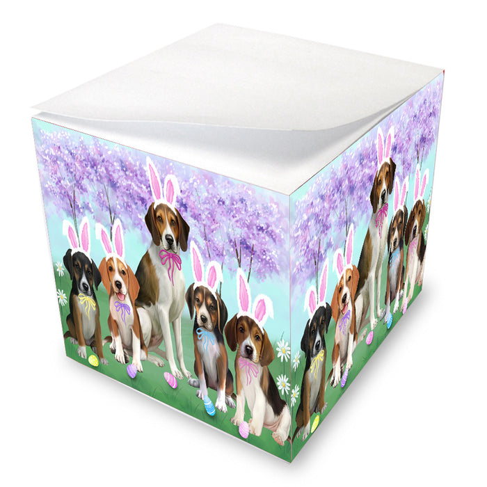 Easter Holiday American English Foxhound Dogs Note Cube NOC-DOTD-A57604