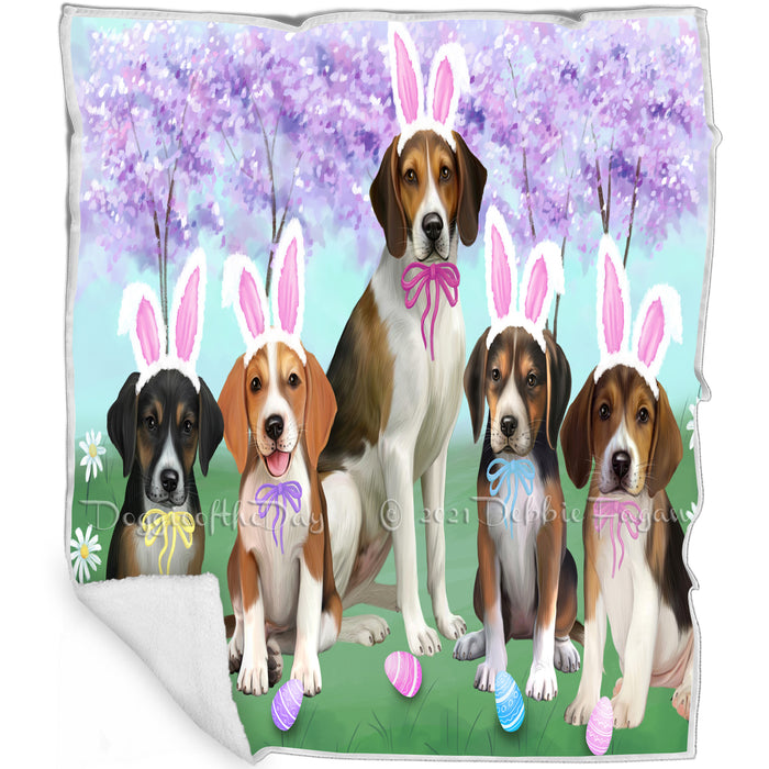 Easter Holiday American English Foxhound Dogs Blanket BLNKT143207
