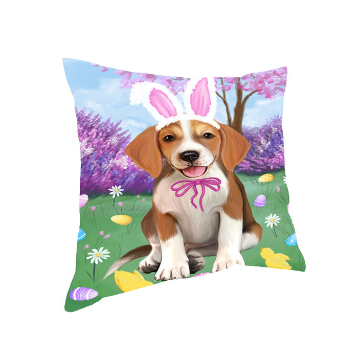 Easter holiday American English Foxhound Dog Pillow with Top Quality High-Resolution Images - Ultra Soft Pet Pillows for Sleeping - Reversible & Comfort - Ideal Gift for Dog Lover - Cushion for Sofa Couch Bed - 100% Polyester, PILA93322