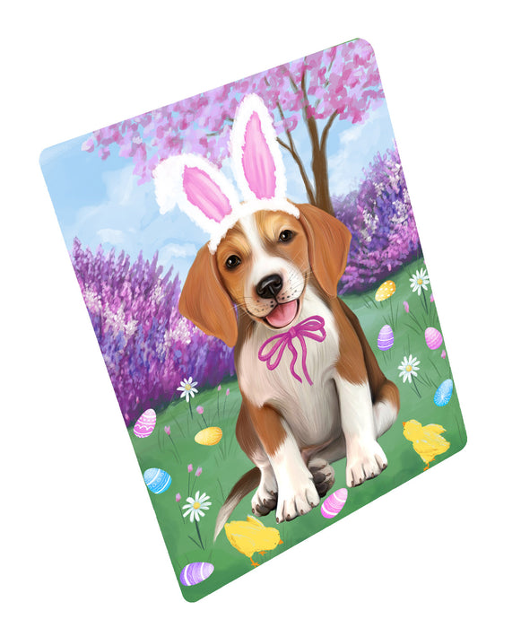 Easter holiday American English Foxhound Dog Cutting Board - For Kitchen - Scratch & Stain Resistant - Designed To Stay In Place - Easy To Clean By Hand - Perfect for Chopping Meats, Vegetables, CA83618