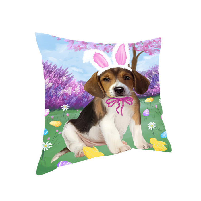 Easter holiday American English Foxhound Dog Pillow with Top Quality High-Resolution Images - Ultra Soft Pet Pillows for Sleeping - Reversible & Comfort - Ideal Gift for Dog Lover - Cushion for Sofa Couch Bed - 100% Polyester, PILA93325