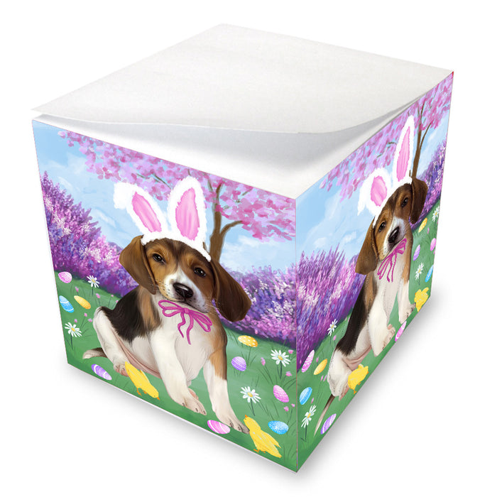 Easter holiday American English Foxhound Dog Note Cube NOC-DOTD-A57614