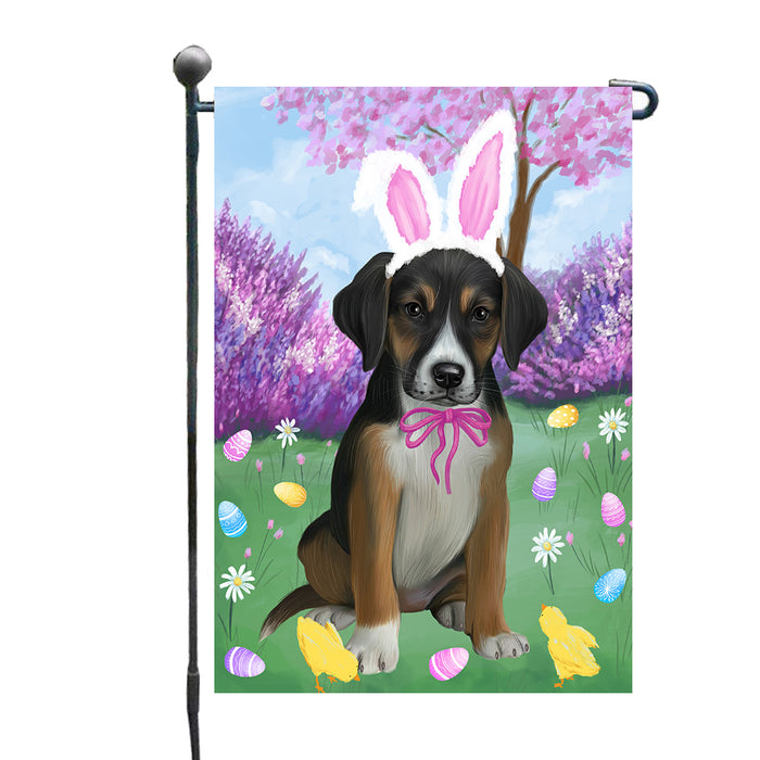 Easter holiday American English Foxhound Dog Garden Flags Outdoor Decor for Homes and Gardens Double Sided Garden Yard Spring Decorative Vertical Home Flags Garden Porch Lawn Flag for Decorations GFLG68326