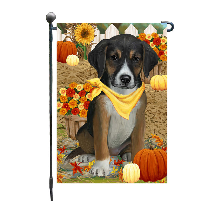 Fall Pumpkin Autumn Greeting American English Foxhound Dog Garden Flags Outdoor Decor for Homes and Gardens Double Sided Garden Yard Spring Decorative Vertical Home Flags Garden Porch Lawn Flag for Decorations GFLG68230