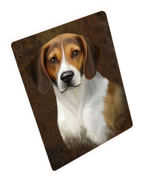 Rustic American English Foxhound Dog Cutting Board - For Kitchen - Scratch & Stain Resistant - Designed To Stay In Place - Easy To Clean By Hand - Perfect for Chopping Meats, Vegetables, CA82676