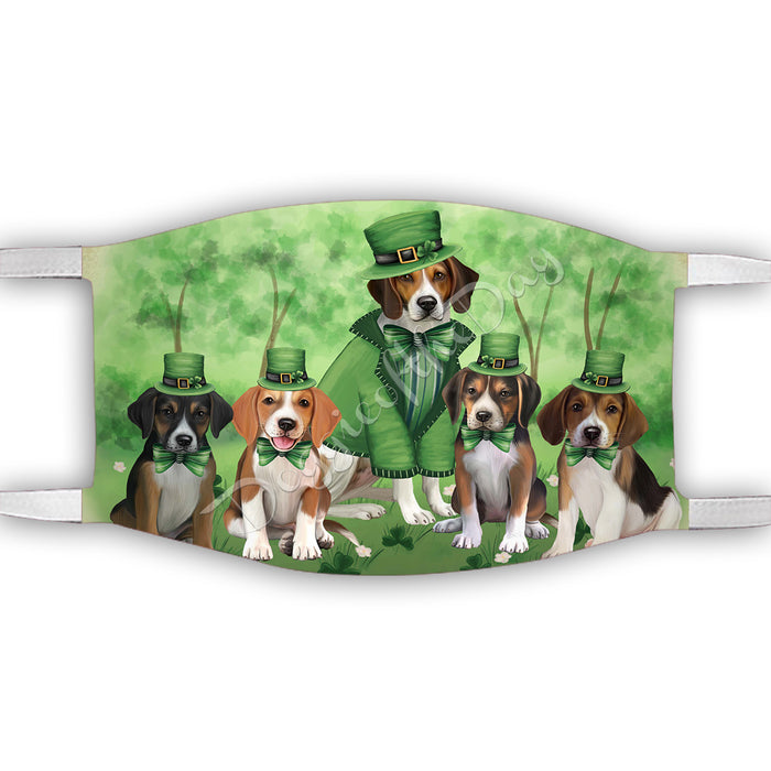St. Patricks Day Irish American English Foxhound Dogs Face Mask FM50112