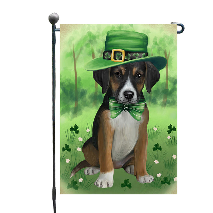 St. Patrick's Day American English Foxhound Dog Garden Flags Outdoor Decor for Homes and Gardens Double Sided Garden Yard Spring Decorative Vertical Home Flags Garden Porch Lawn Flag for Decorations GFLG68550