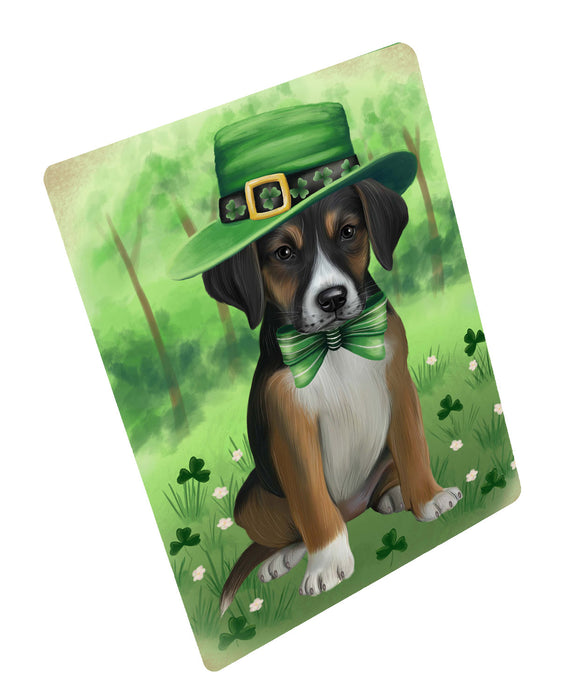 St. Patrick's Day American English Foxhound Dog Cutting Board - For Kitchen - Scratch & Stain Resistant - Designed To Stay In Place - Easy To Clean By Hand - Perfect for Chopping Meats, Vegetables, CA84070
