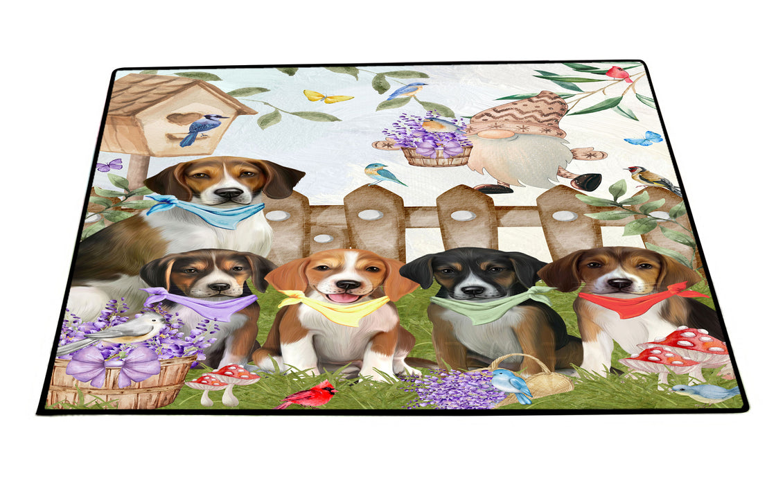 American English Foxhound Floor Mat: Explore a Variety of Designs, Custom, Personalized, Anti-Slip Door Mats for Indoor and Outdoor, Gift for Dog and Pet Lovers