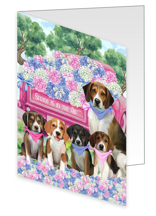 American English Foxhound Greeting Cards & Note Cards, Explore a Variety of Personalized Designs, Custom, Invitation Card with Envelopes, Dog and Pet Lovers Gift