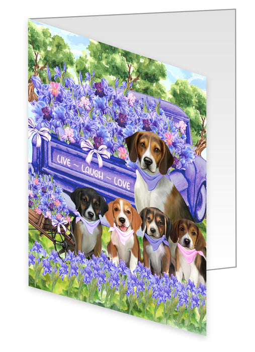American English Foxhound Greeting Cards & Note Cards: Explore a Variety of Designs, Custom, Personalized, Halloween Invitation Card with Envelopes, Gifts for Dog Lovers
