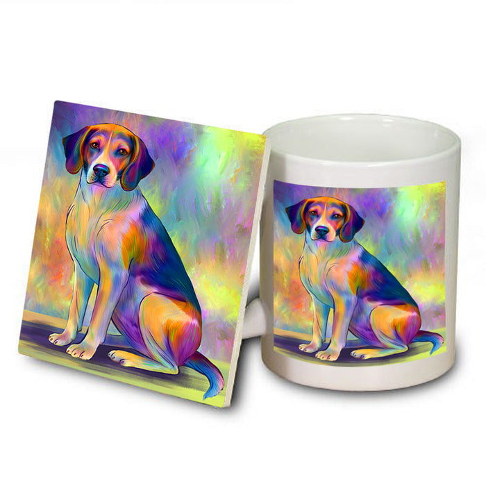 Paradise Wave American English Foxhound Dog Mug and Coaster Set MUC56677