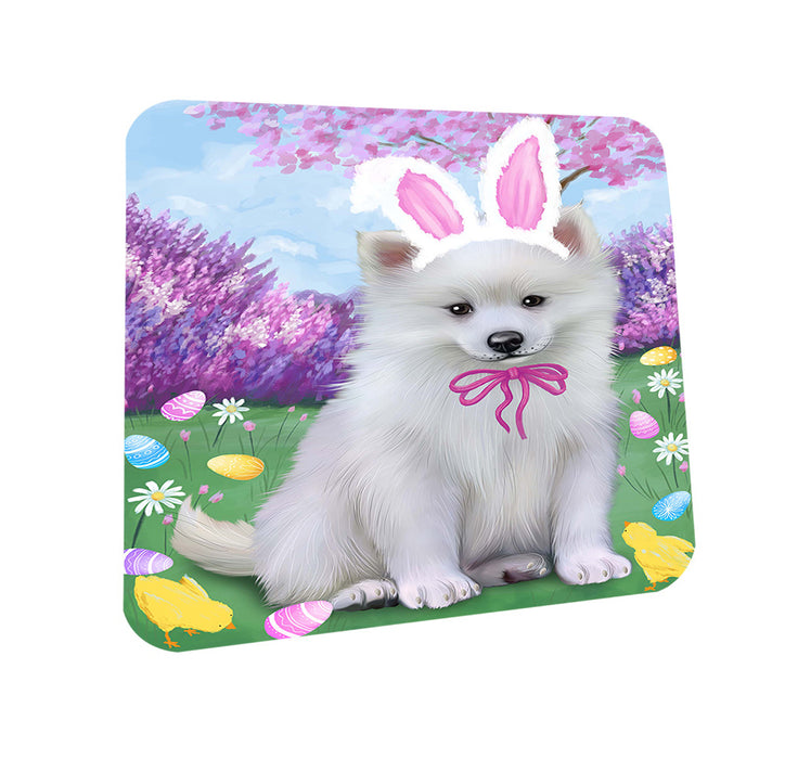 Easter Holiday American Eskimo Dog Coasters Set of 4 CST54189