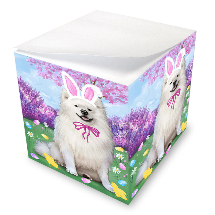 Easter Holiday American Eskimo Dog Note Cube NOC55876