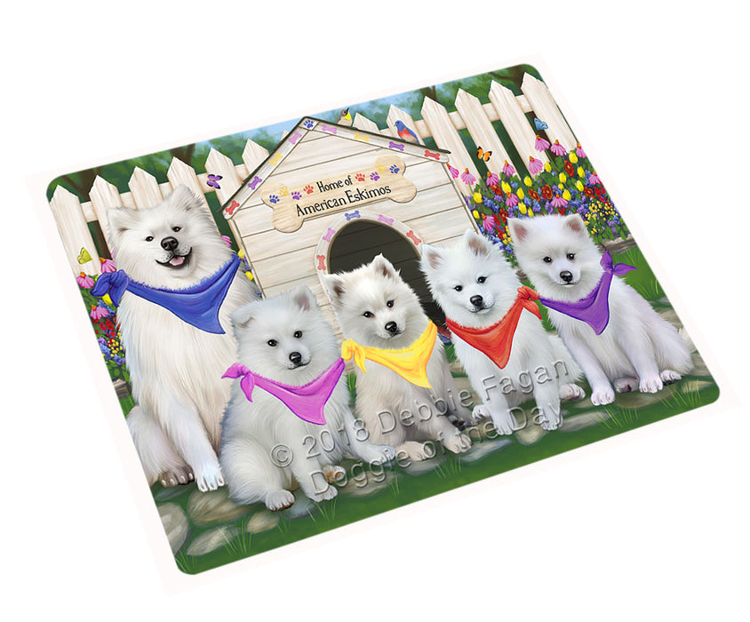 Spring Dog House American Eskimos Dog Magnet Mini (3.5" x 2") MAG53145
