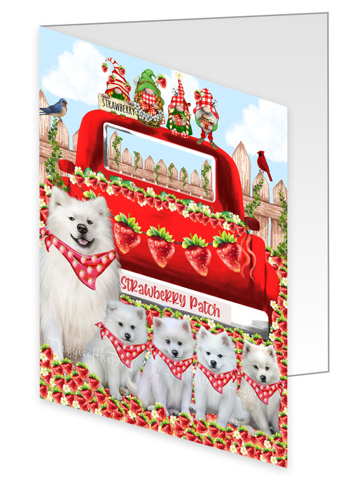 American Eskimo Greeting Cards & Note Cards with Envelopes: Explore a Variety of Designs, Custom, Invitation Card Multi Pack, Personalized, Gift for Pet and Dog Lovers